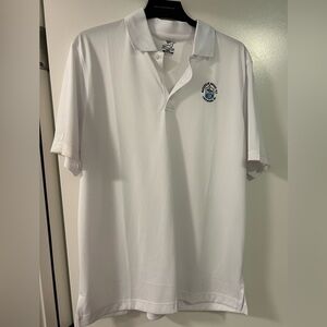 Men's White Golf Polo McCauslin Brook Golf Course Wisconsin